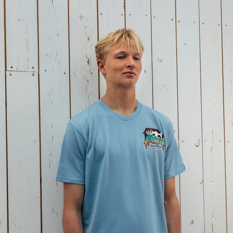 Sick Pig Original Tee Blue-3